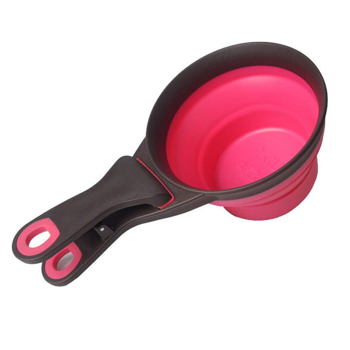 3-in-1 Collapsible Pet Food Scoop & Bag Clip Set