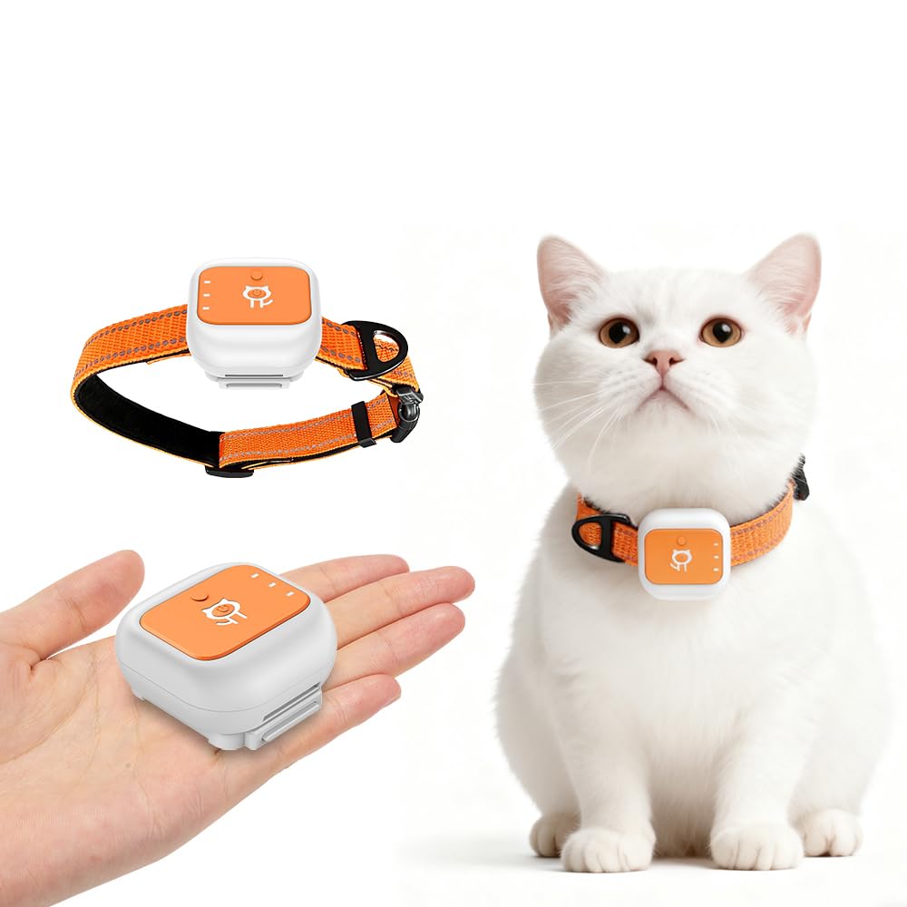 4G GPS Pet Tracker with Geofence & SOS Alert