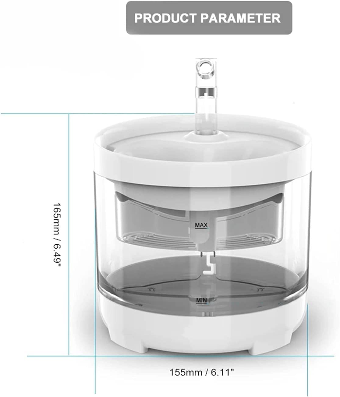 1.6L Automatic Pet Water Fountain