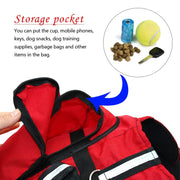 Outdoor Dog Backpack Harness with Saddle Bags