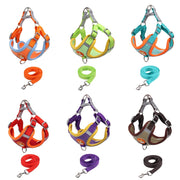Reflective Breathable Dog Harness & Leash Set