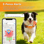 4G GPS Pet Tracker with Geofence & SOS Alert