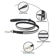 6FT LED Dog Leash & Collar Set