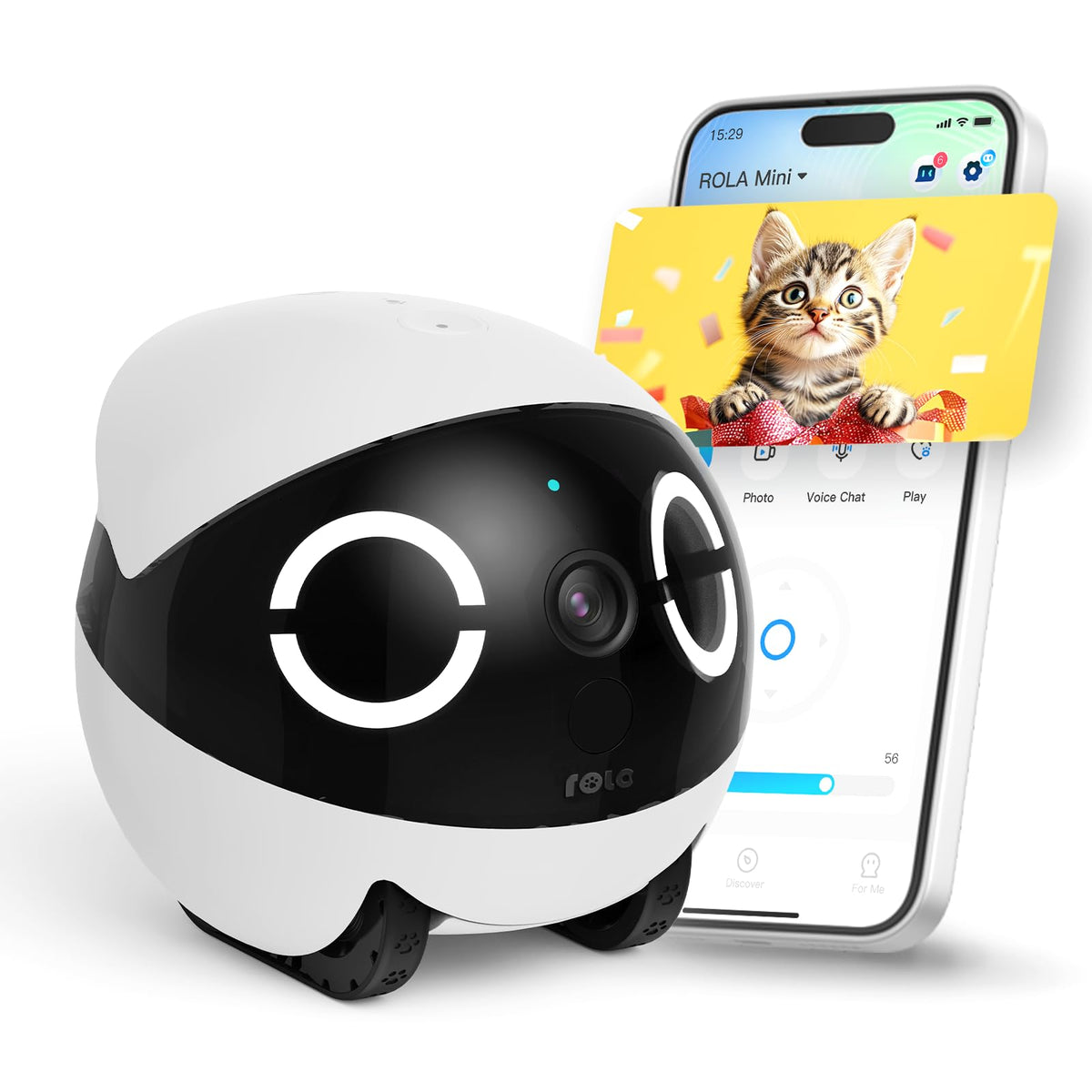 2K Mobile Pet Camera Robot