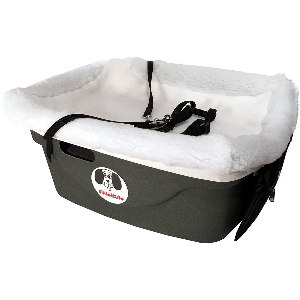 Fidorido Pet Car Seat 24"X18"X10"-White