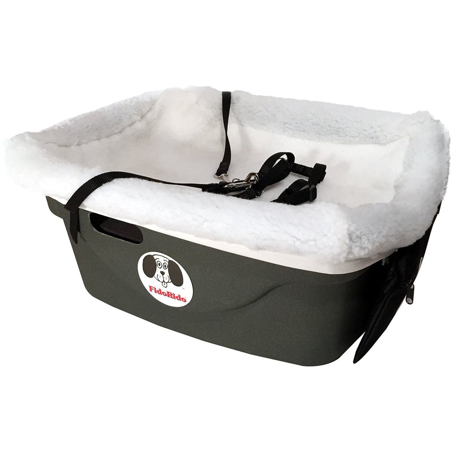 Fidorido Pet Car Seat 24"X18"X10"-White