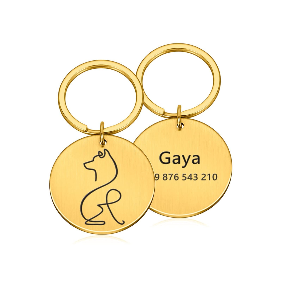 Personalized Stainless Steel Pet ID Tag