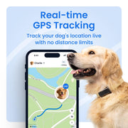 Smart GPS Dog Tracker with Virtual Fence & Health Monitoring, 2-Pack