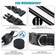 6FT LED Dog Leash & Collar Set