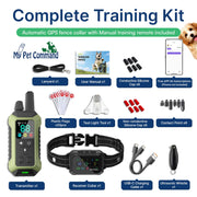 2-in-1 GPS Dog Fence & Training Colla