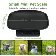 Digital Small Pet Scale with Measuring Tape