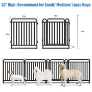 Heavy-Duty Foldable Dog Playpen with Door