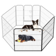 Metal Dog Exercise Playpen with Door