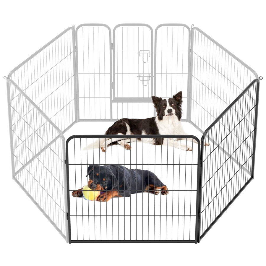 Metal Dog Exercise Playpen with Door