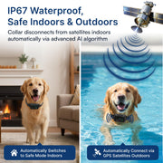 2-in-1 GPS Dog Fence & Training Colla