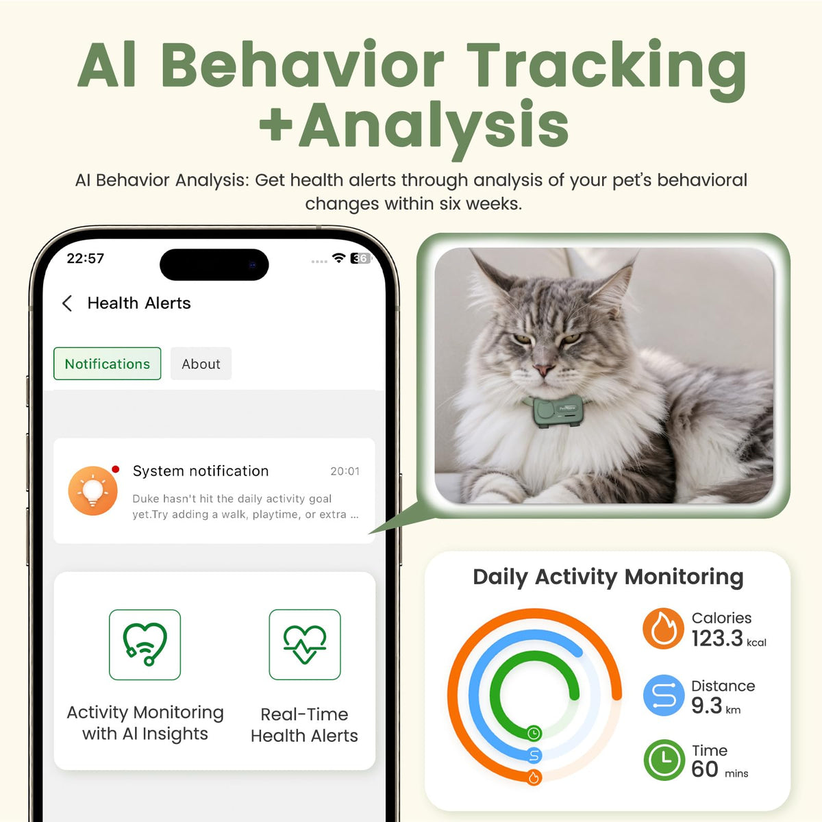 AI Pet Communication Device with Emotion Detection & 2-Way Chat