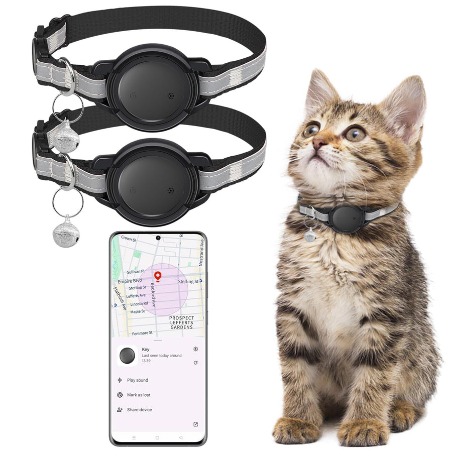 Google Cat GPS Tracker Collar (Android Only) Smart Cat Activity Tracker