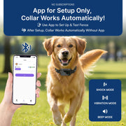 2-in-1 GPS Dog Fence & Training Colla