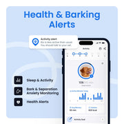 Smart GPS Dog Tracker with Virtual Fence & Health Monitoring, 2-Pack