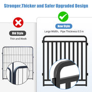 Heavy-Duty Foldable Dog Playpen with Door