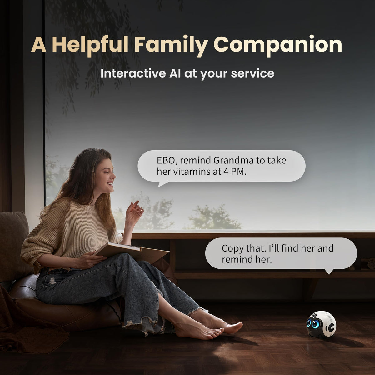 Enabot EBO Max AI Robot Camera: GPT-5 & AI-Agent Powered Family Companion