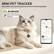 KEENSENSE Pet Tracker for Cats and Dogs-Works with Android，No Monthly Fee
