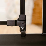 Extra-Wide Walk-Through Dog Gate with Pet Door