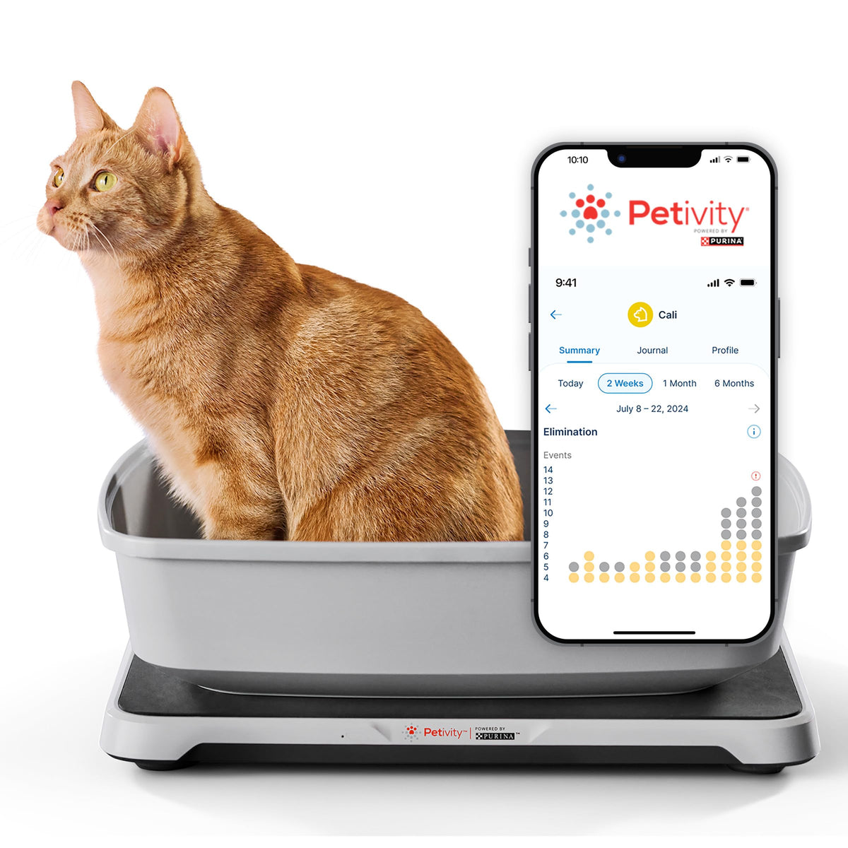 Purina Petivity Smart Litter Box Monitor Cat Weight & Health Tracker